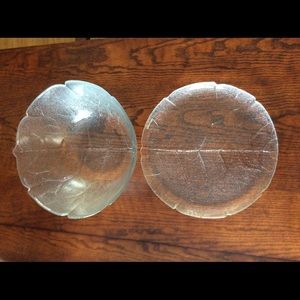 Large bowl and plate